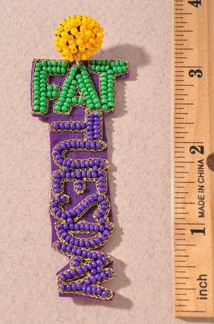 Fat Tuesday Earrings